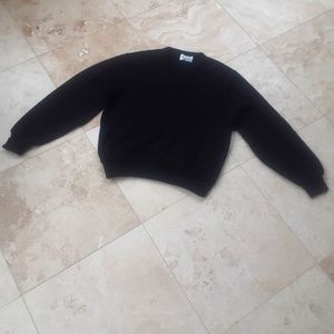 Vintage 1970s London Fog Orlon Acrylic Alpaca Style V-Neck Sweater, NOSWOT